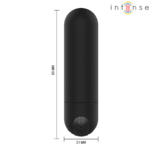 INTENSE - KAREN MINI RECHARGEABLE VIBRATING BULLET BLACK - Bild 5