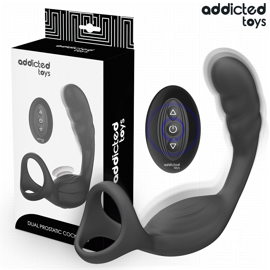 img_218839_8ebab9999ecdb4acbac2d94e0579da05_1 ADDICTED TOYS - DUAL PROSTATIC COCK RING REMOTE CONTROL - Bild 1