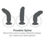 KING COCK - 23 CM VIBRATING COCK FLESH - Bild 6