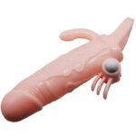 BAILE - BRAVE MAN PENIS COVER WITH CLIT AND ANAL STIMULATION FLESH 16.5 CM - Bild 6