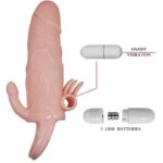 BAILE - BRAVE MAN PENIS COVER WITH CLIT AND ANAL STIMULATION FLESH 16.5 CM - Bild 8