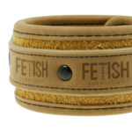 FETISH SUBMISSIVE ORIGEN - VEGAN LEATHER HANDCUFFS WITH NEOPRENE LINING - Bild 7