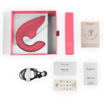 WOMANIZER - BLEND RABBIT VIBRATOR STIMULATOR VIBRANT ROSE - Bild 6