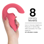 WOMANIZER - BLEND RABBIT VIBRATOR STIMULATOR VIBRANT ROSE - Bild 5
