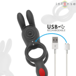 INTENSE - QUINN DOUBLE VIBRATION RING WITH REMOTE CONTROL - Bild 5